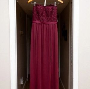 David's Bridal Long Dress Size 4